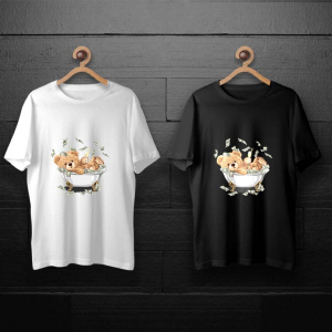 طرح لایه باز خرس تدی در وان پول برای چاپ روی انواع تیشرت